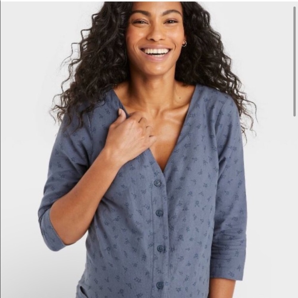 The Nines By Hatch Button-Front Maternity Jumpsuit - image 3